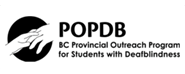 Image shows the POPDB logo